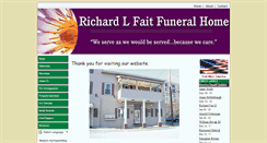 Desktop Screenshot of faitfuneralhome.com